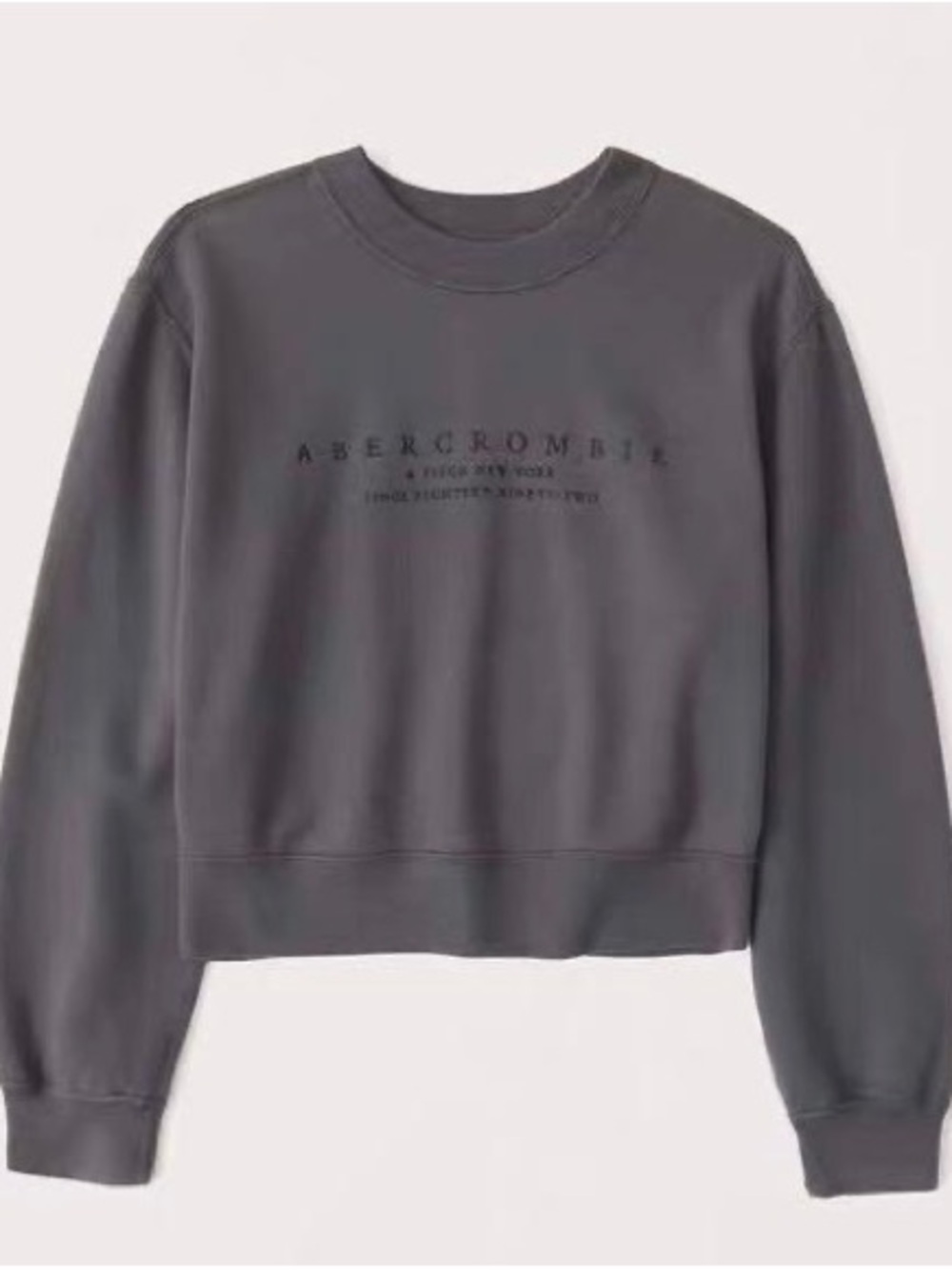 Abercrombie & Fitch Soft AF Cropped Crewneck Sweatshirt